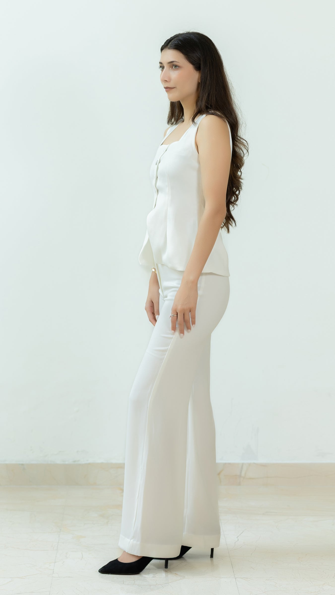 The Rooh Set – Top & Pant in White