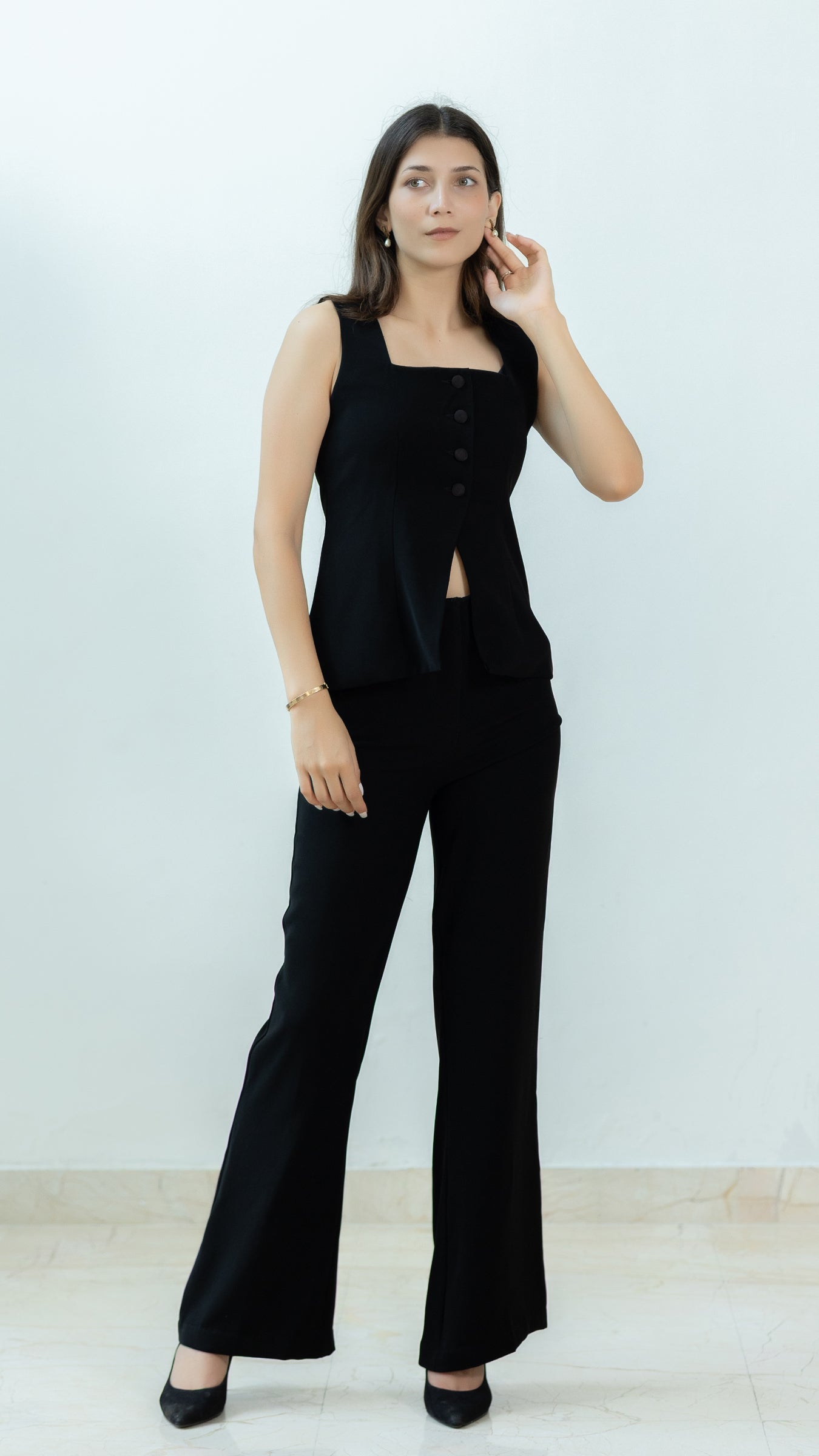 The Rooh Set – Top & Pant in Black