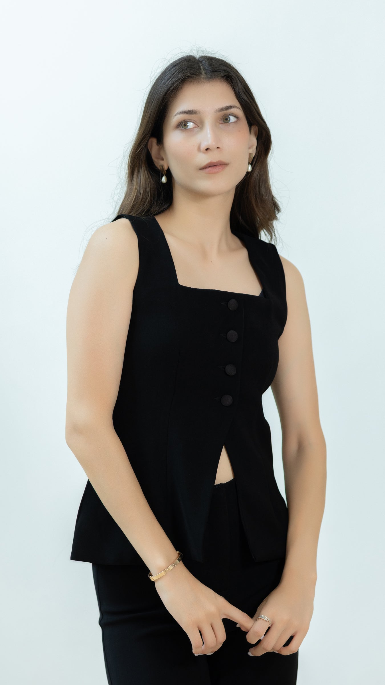 The Rooh Set – Top & Pant in Black