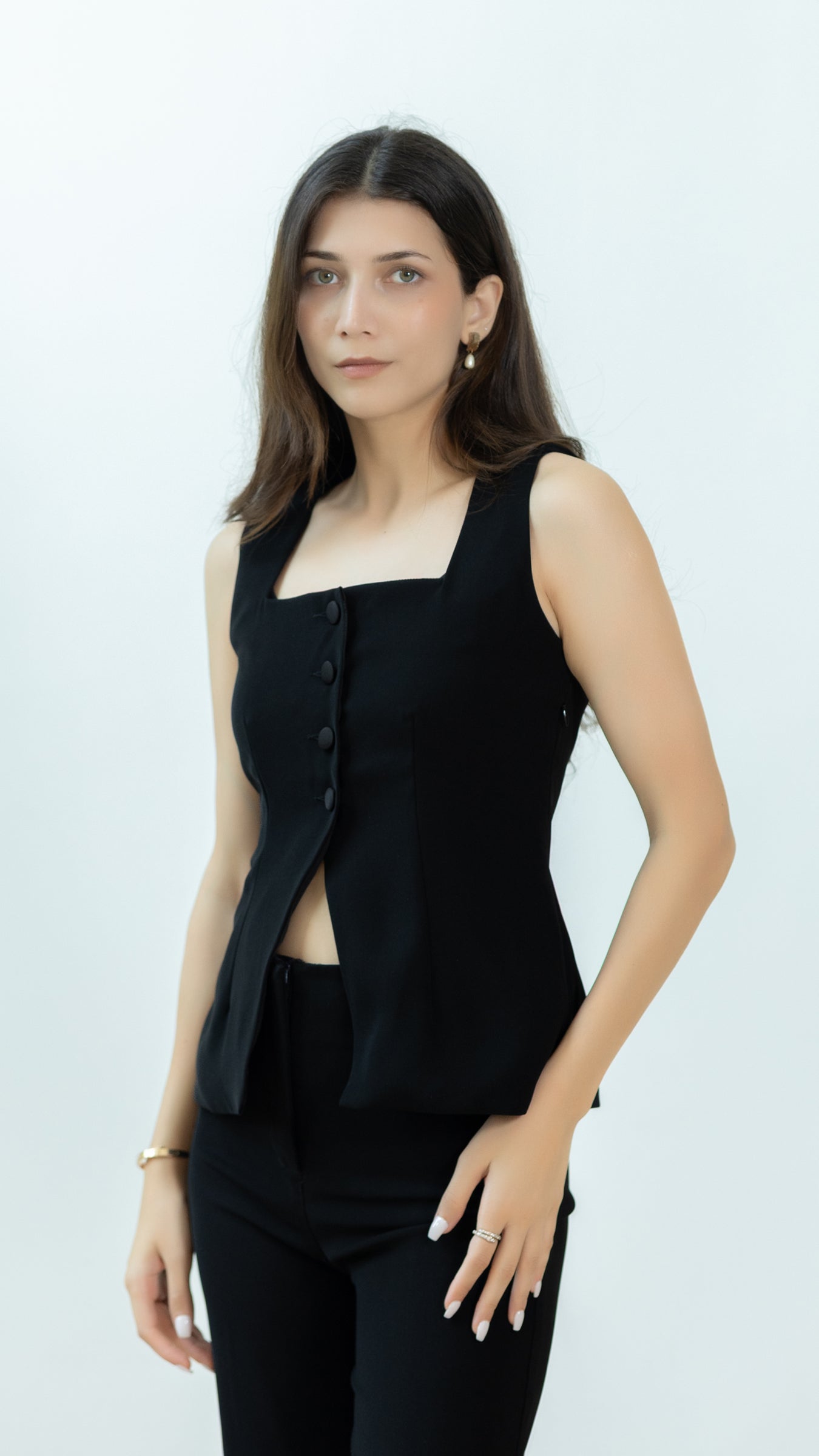 The Rooh Set – Top & Pant in Black