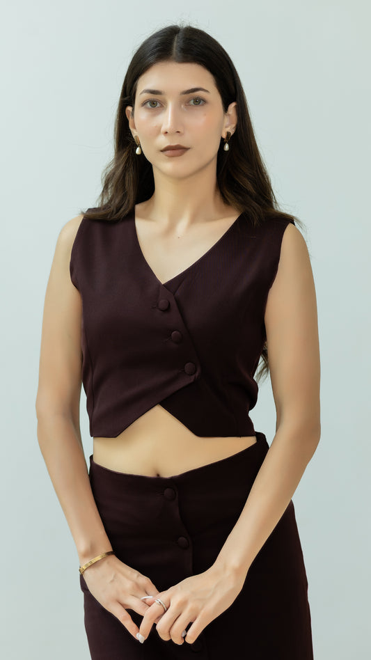 The Ora Waistcoat – Brown