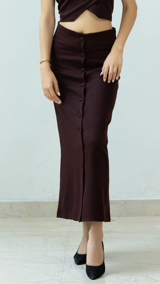 The Ora Skirt – Brown