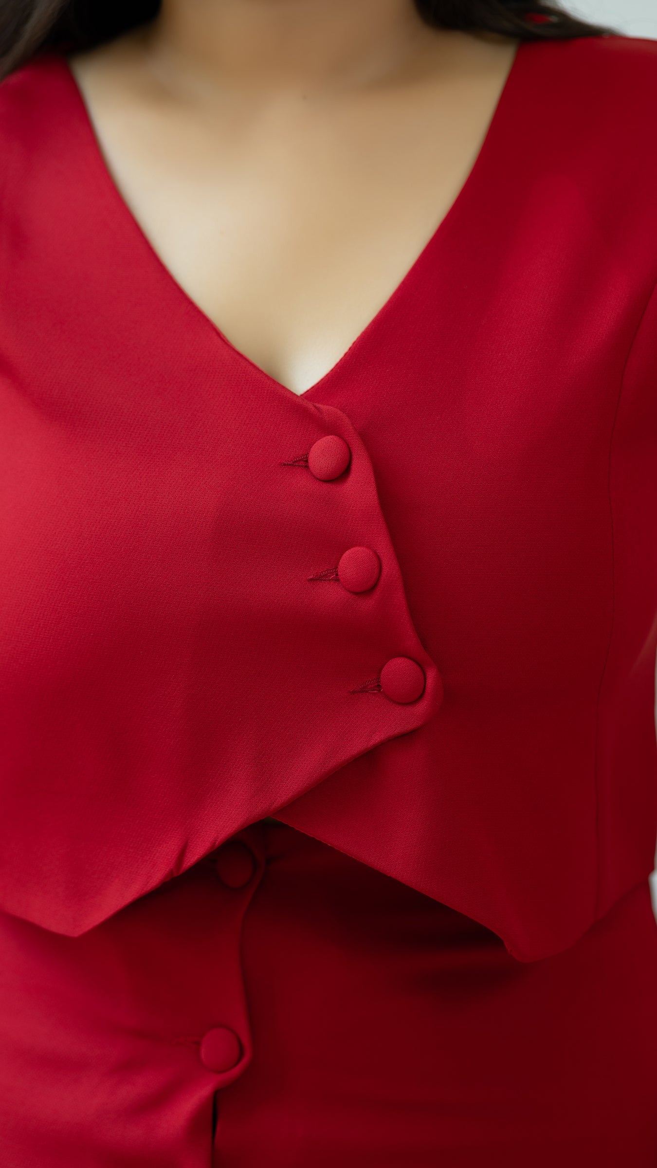 The Ora Waistcoat – Red