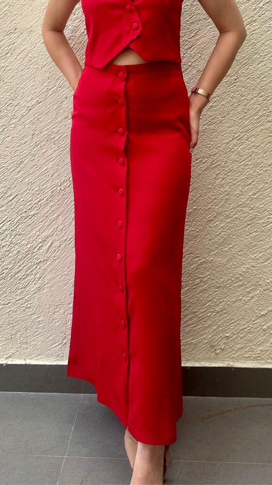 The Ora Skirt – Red